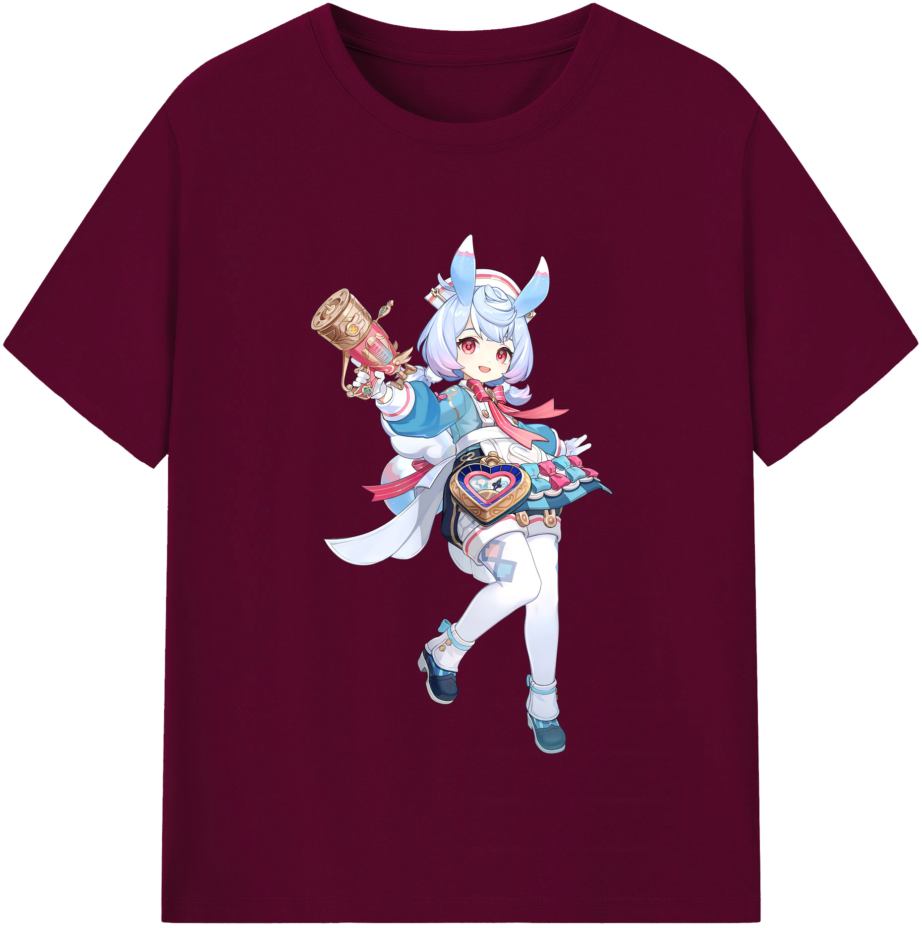 げんし神 シゲウィン genshin Shigewin レディースカジュアルプリントTシャツ（綿100％）